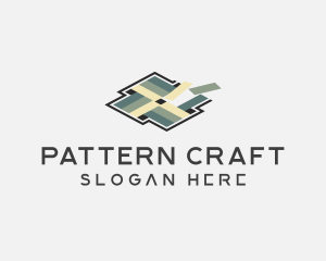 Tile Floor Pavement Pattern logo design