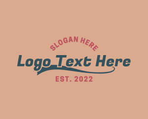 Wordmark - Hipster Generic Brand logo design
