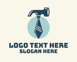 Tools - Hammer Necktie Maintenance logo design
