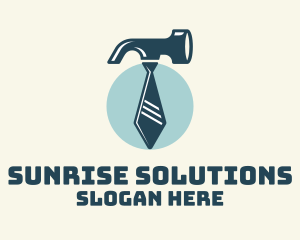 Hammer Necktie Maintenance logo design