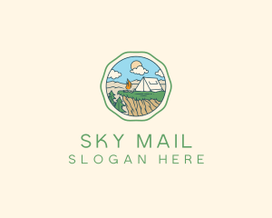 Summer Outdoor Camping  logo design