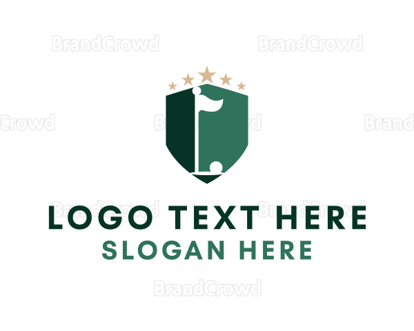 Star Golf Shield Logo
