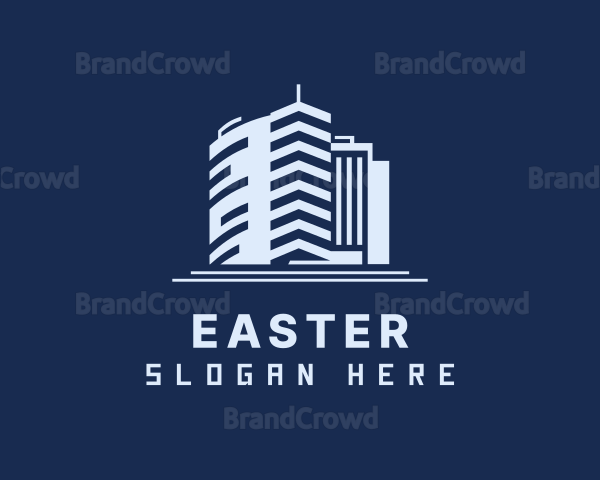 Blue Condominium Tower Logo