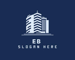 Blue Condominium Tower Logo