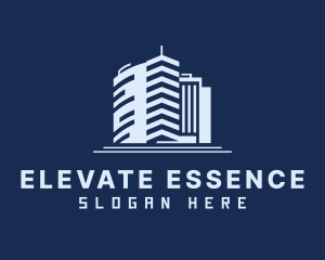 Blue Condominium Tower Logo