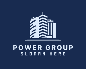 Blue Condominium Tower Logo