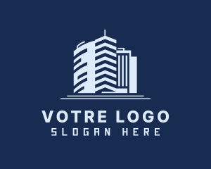 Blue Condominium Tower Logo