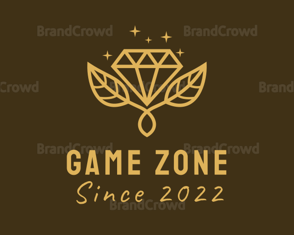 Golden Diamond Plant Logo