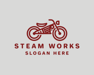 Steampunk - Steampunk Bike Motorcycle logo design