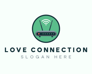 Internet Connection Router logo design