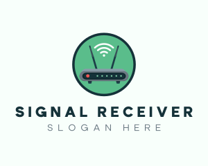 Internet Connection Router logo design