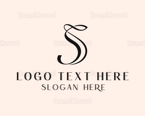 Upscale Boutique Salon Letter S Logo