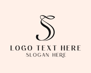 Boutique - Upscale Boutique Salon Letter S logo design