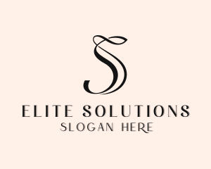 Company - Upscale Boutique Salon Letter S logo design