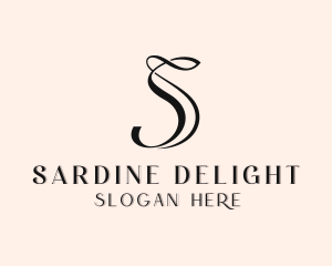 Upscale Boutique Salon Letter S logo design