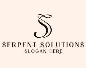 Upscale Boutique Salon Letter S logo design