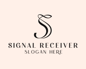 Upscale Boutique Salon Letter S logo design