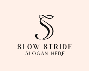 Upscale Boutique Salon Letter S logo design