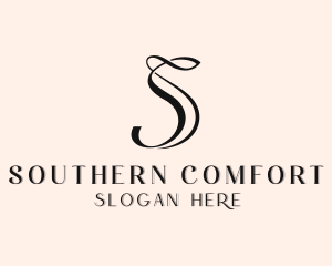 Upscale Boutique Salon Letter S logo design