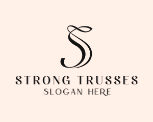 Upscale Boutique Salon Letter S logo design