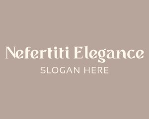 Elegant Minimalist Wordmark logo design