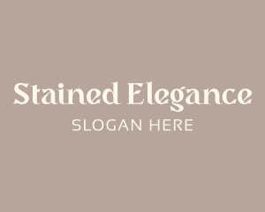 Elegant Minimalist Wordmark logo design