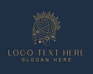 Skein - Sun & Stars Crochet logo design