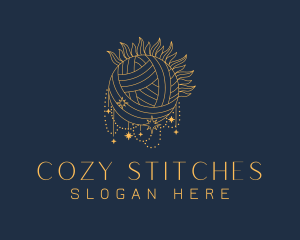 Crochet - Sun & Stars Crochet logo design