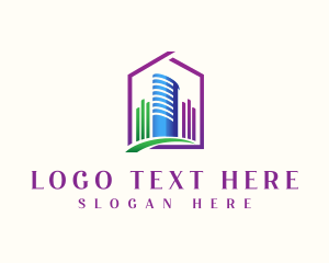 Residential - Architecture Building Structure logo design