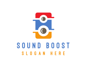 Amplifier - Stereo Sound Studio logo design