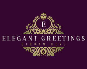 Elegant Luxury Flower logo design