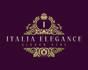 Elegant Luxury Flower logo design