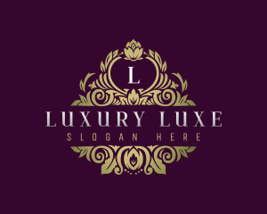 Elegant Luxury Flower logo design