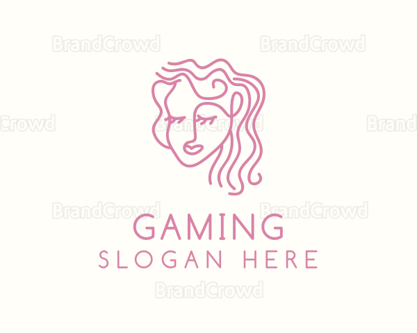 Woman Beauty Hairdresser Logo