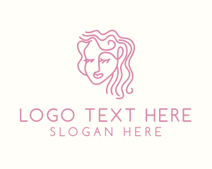 Woman Beauty Hairdresser Logo