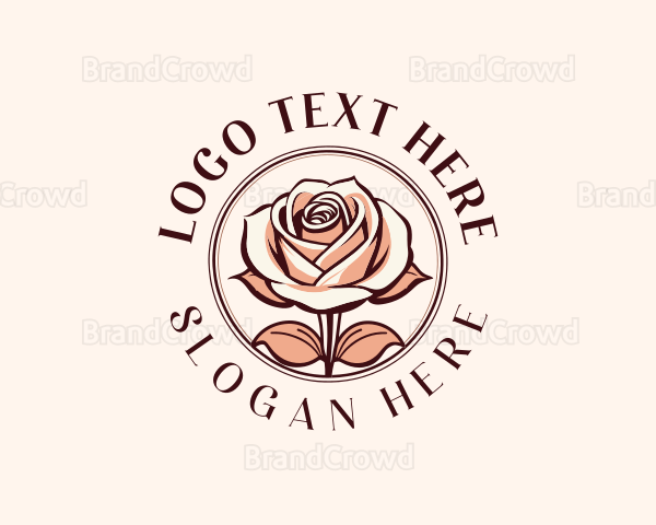 Florist Rose Styling Logo