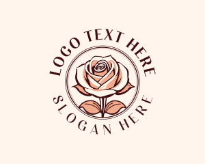 Elegant - Florist Rose Styling logo design