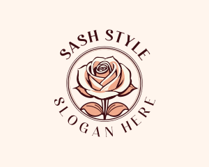 Florist Rose Styling logo design