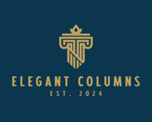 Luxury Real Estate Column  logo design