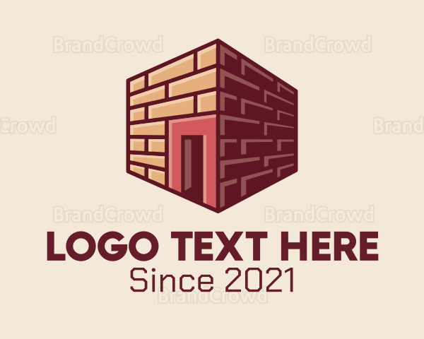 Construction Brick Building Logo