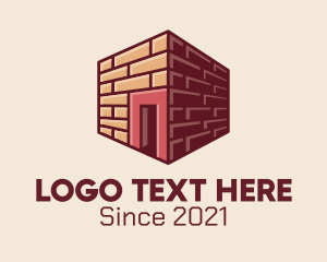 Bricklayer - Construction Brick Building logo design