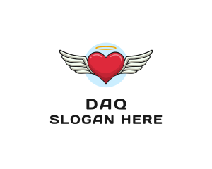 Streetwear - Angel Heart Wings logo design