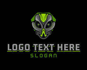 Gaming - Gaming Robot Cyborg Alien logo design