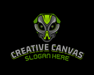 Illustration - Gaming Robot Cyborg logo design