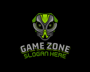 Gaming Robot Cyborg logo design