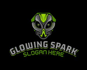 Gaming Robot Cyborg logo design