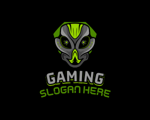Gaming Robot Cyborg logo design