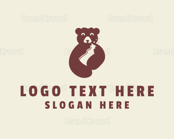 Bear Soda Drinks Logo