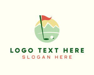 Golf Course - Golf Course Sports Caddie logo design