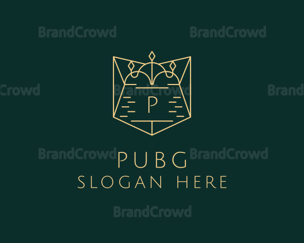 Luxury Crown Shield Logo